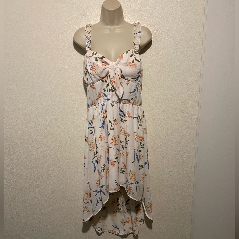 Lily Rose Floral White Summer Dress. SZ XXL